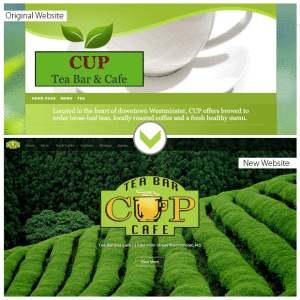 cup website westminster md web design